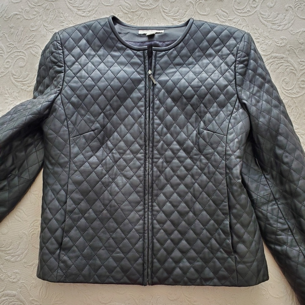 Women's leather jacket